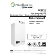 Weil-McLain AquaBalance Series 2 Boiler manual cover