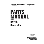 Subaru Robin R1700i Generator manual cover