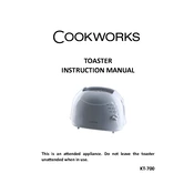 Cookworks 9099304 KT-700 Toaster manual cover