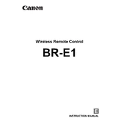 Canon BR-E1 manual cover