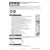 Sealey 3290CX.V2 Trolley Jack manual cover