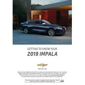 Chevrolet Impala 2019 manual cover