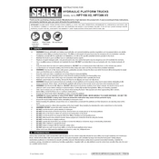 Sealey HPT150.V2 Platform manual cover