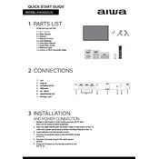 Aiwa AWA650US TV manual cover