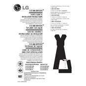 LG DLGX2802L DLGX2802L.ARBEEUS Dryer manual cover