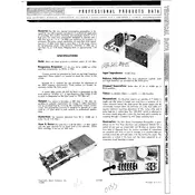 Shure SE1 Preamplifier manual cover