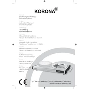 Korona 59500 Warmer manual cover