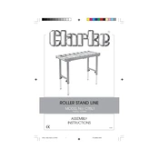 Clarke 6500947 CRSL1 Roller Stand Line manual cover