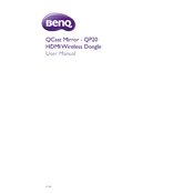 BenQ QCast Mirror-QP20 manual cover