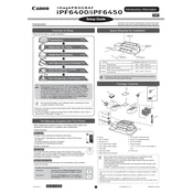 Canon imagePROGRAF iPF6400 manual cover