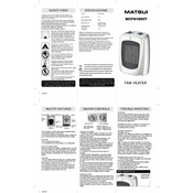 Matsui MCFH1800T manual cover