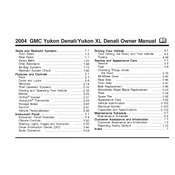 GMC Yukon Denali 2004 manual cover