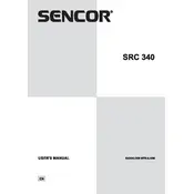 Sencor SRC 340 Radio manual cover