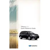 Subaru Tribeca 3.6R Limited 2011 SUV manual cover