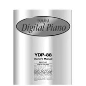 Yamaha YDP-88 Piano manual cover