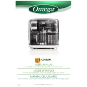 Omega CUBE300R Juicer manual cover