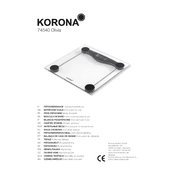 Korona 74540 Scale manual cover