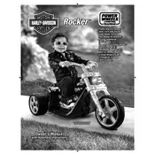 Power Wheels Mattel Harley-Davidson Rocker P5065 Toy manual cover