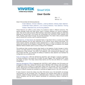 Vivotek Smart VCA Software manual cover