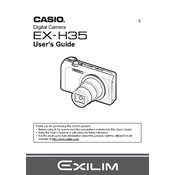 Casio EXH35 Camera manual cover