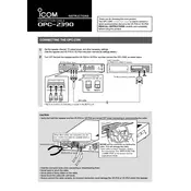 Icom OPC-2390 Cable manual cover