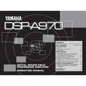 Yamaha DSP-A970 Amplifier manual cover