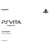 Sony PlayStation Vita PSVITA PCH-ZCA1 E manual cover