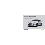 Kia Optima PHEV Car Multimedia System 2020 Sedan manual cover