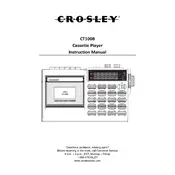 Crosley CT100B Cassette Player manual cover