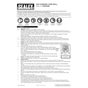 Sealey DCD230V Drill manual cover