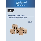 Crane 701184 Wooden Lawn Dice manual cover