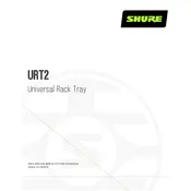 Shure URT2 Rack Tray manual cover