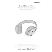 Bose SoundLink Around-Ear Wireless Headphones II manual cover