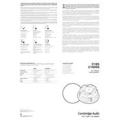 Cambridge Audio C165 Speaker manual cover