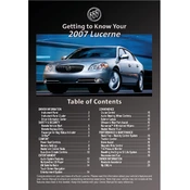 Buick Lucerne 2007 manual cover