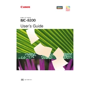 Canon Color Bubble Jet BJC-8200 manual cover