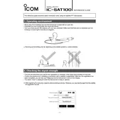 Icom IC-SAT100 Satellite PTT manual cover