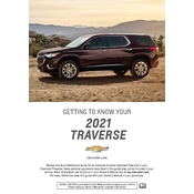 Chevrolet Traverse 2021 manual cover