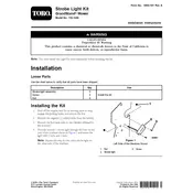 Toro GrandStand 133-1495 Light Kit manual cover