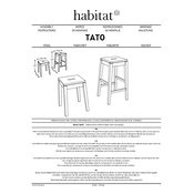 Habitat Tato 1526459 Stool manual cover