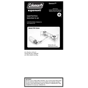 Coleman Exponent Gemini Liquid Fuel Stove 9780 Series manual cover