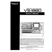 Roland VS-1880 manual cover