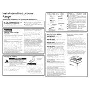 GE PGB965 PGB965BPTS Range