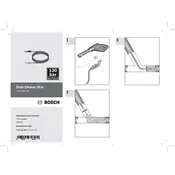 Bosch Drain Cleaner 10 m Accessory manual cover