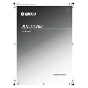 Yamaha RX-V2400 Receiver manual cover