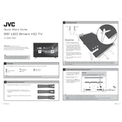 JVC LT-55C760 manual cover