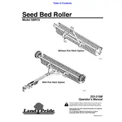 Kubota SBR72 Roller manual cover