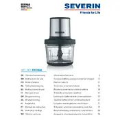 Severin KM 3866 Shredder manual cover