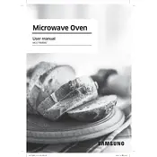 Samsung MC17T8000C Microwave manual cover