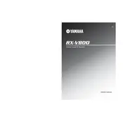 Yamaha RX-V800 Receiver manual cover